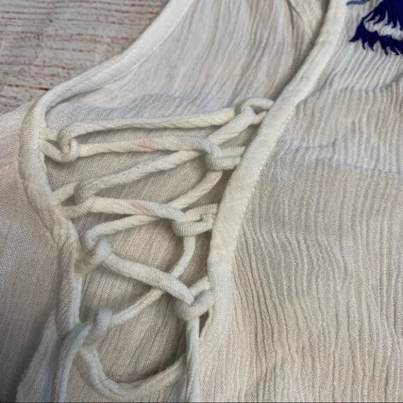 Free People White Adelaide Festival Slip Dress Size Xs - Picture 13 of 13